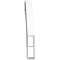 Ekena Millwork 3 1/2-in. W x 30-in. D x 30-in. H Merced Architectural Grade PVC Knee Brace BRCP035X30X30MRC - alternate 2